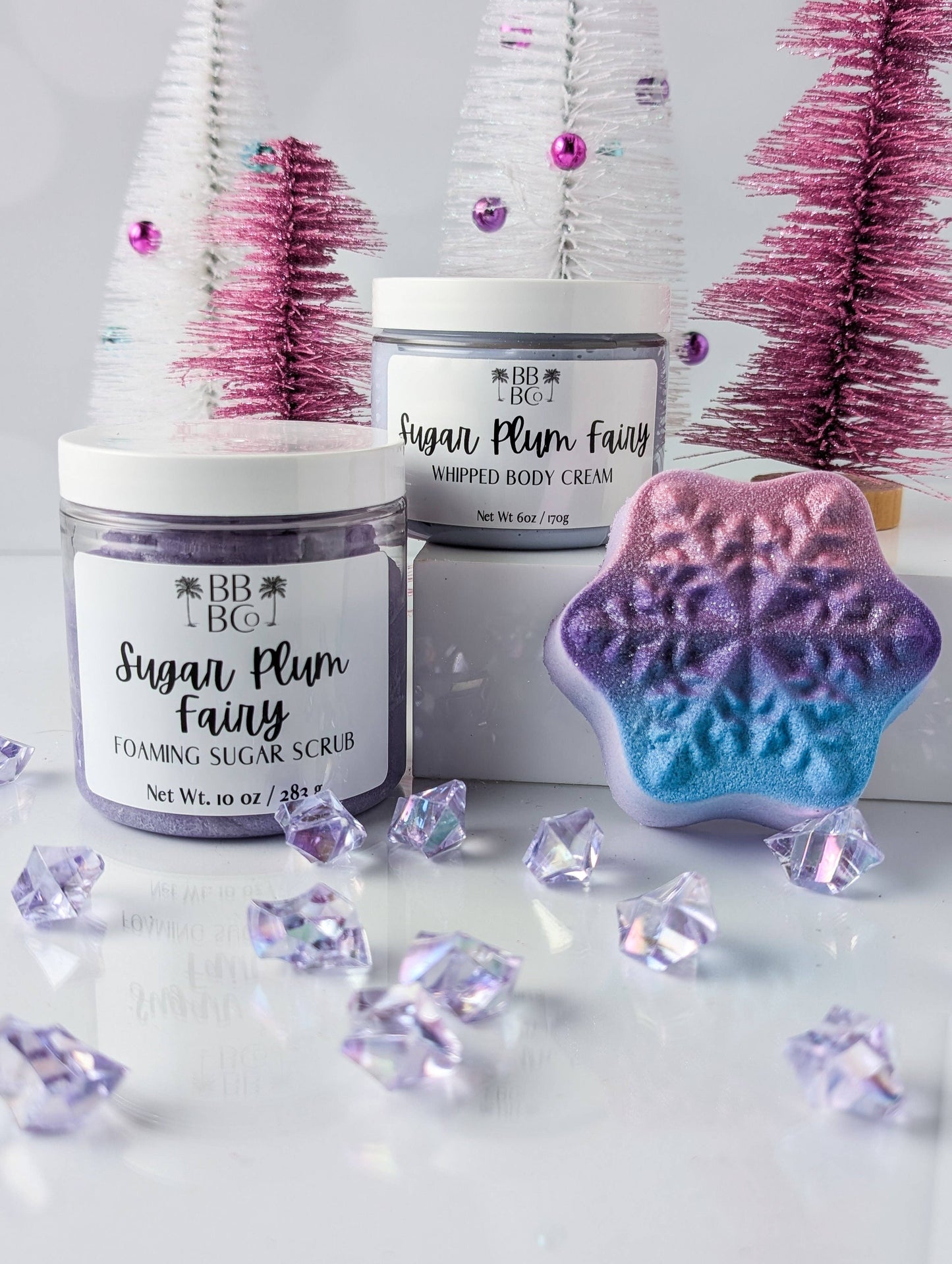 Sugar Plum Snowflake Bath Bomb