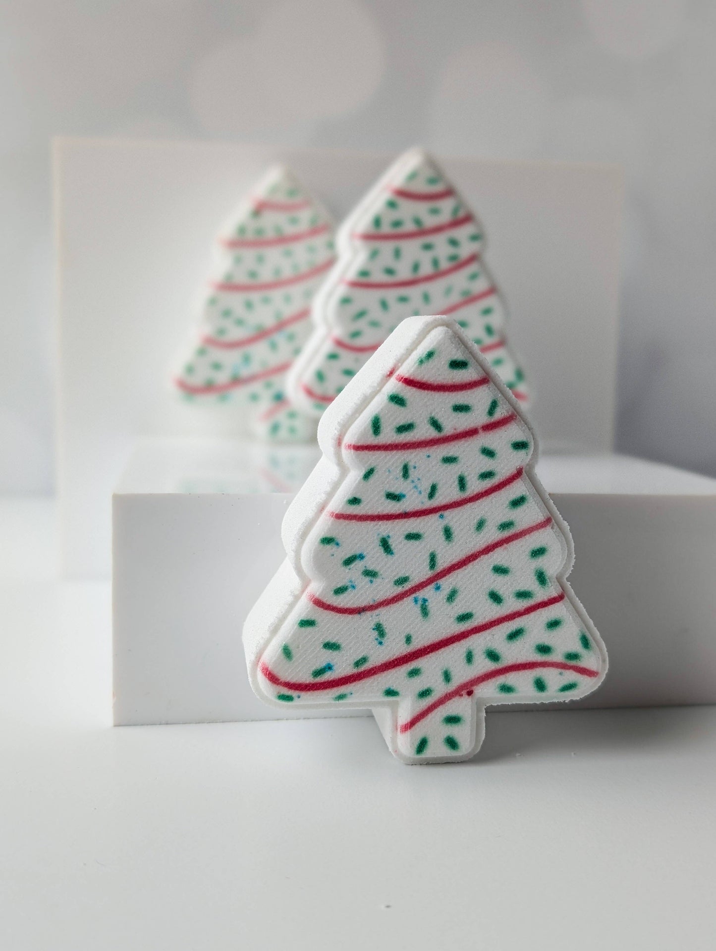 Christmas Tree Cake Bath Bomb