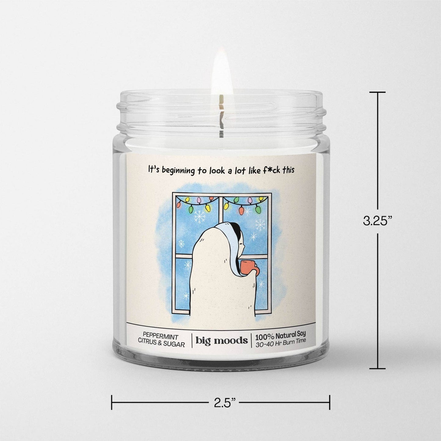 "It's Beginning to Look a Lot like F*ck This" Candle