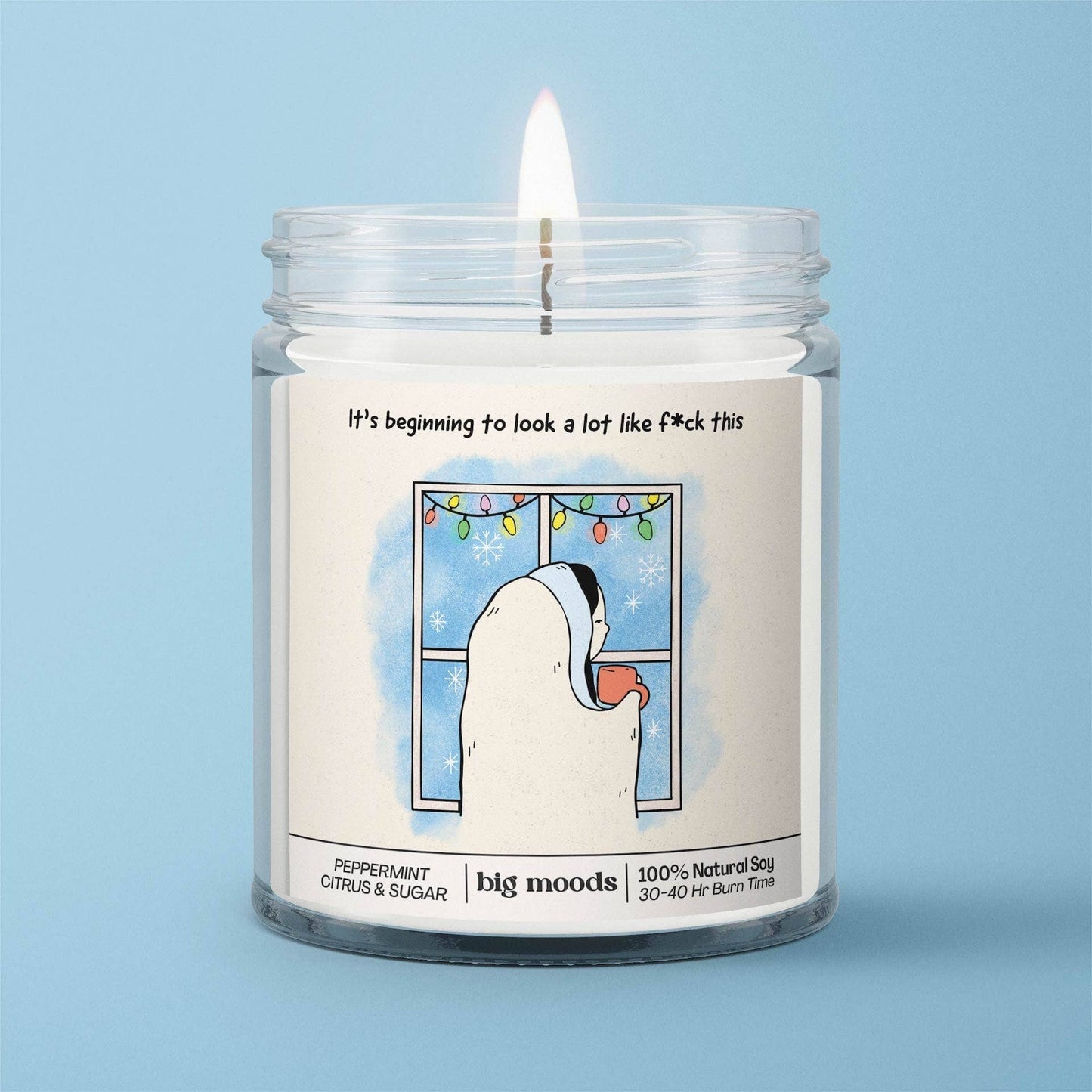 "It's Beginning to Look a Lot like F*ck This" Candle
