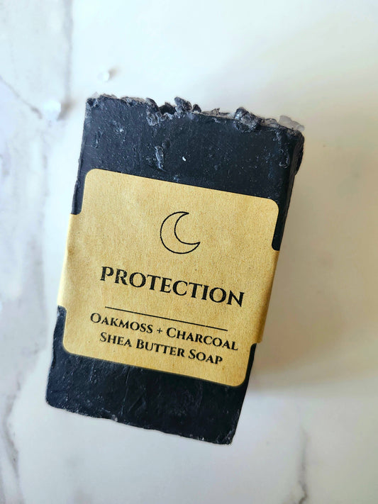 Oakmoss + Charcoal Shea Butter Protection Soap