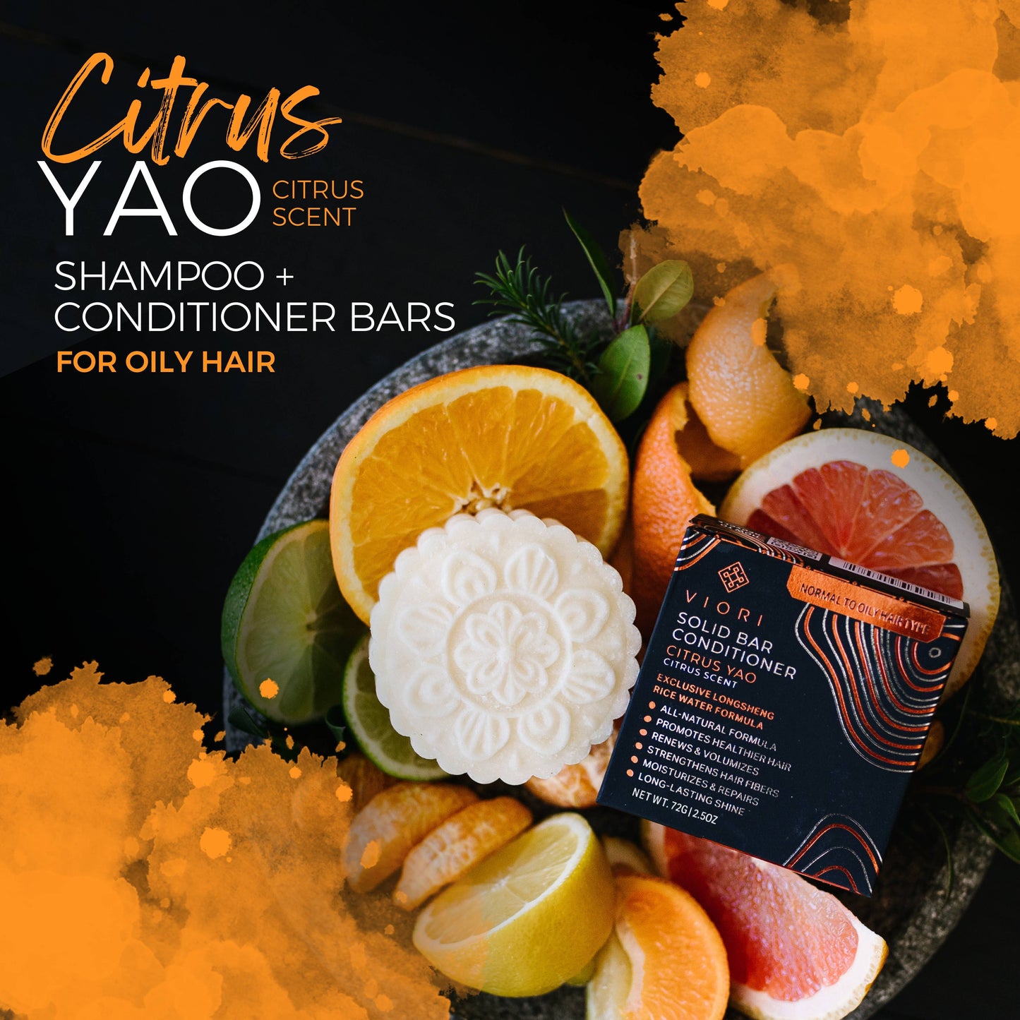 Rice Water Shampoo Bar | Citrus Yao™